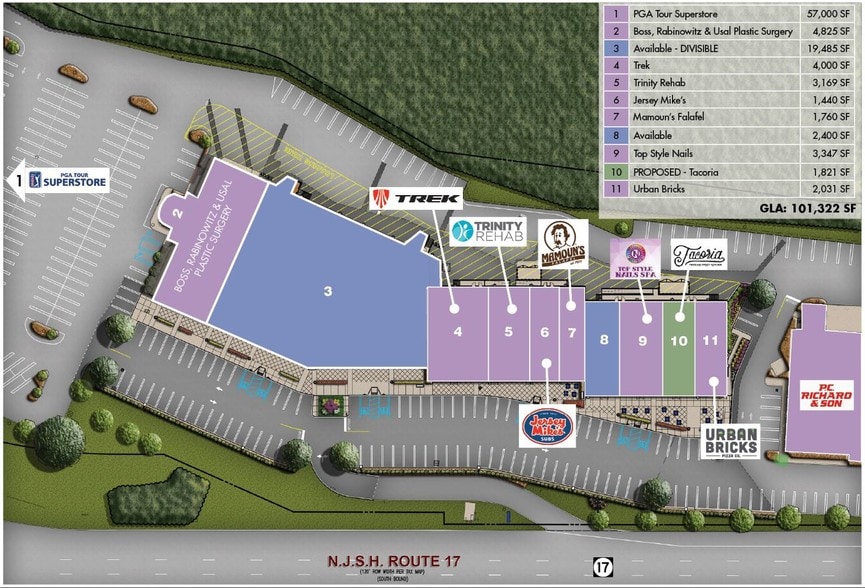 305-315 Route 17 S, Paramus, NJ for sale - Site Plan - Image 1 of 1
