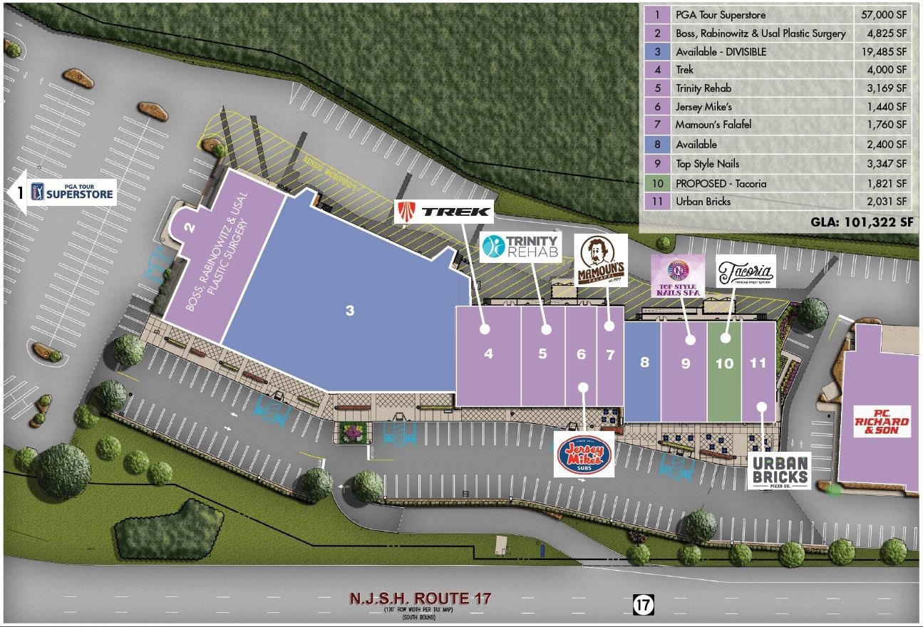 305-315 Route 17 S, Paramus, NJ for sale Site Plan- Image 1 of 1