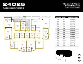 24025 Park Sorrento, Calabasas, CA for lease Floor Plan- Image 1 of 4