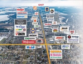 1001 E M-21, Owosso, MI - AERIAL  map view - Image1