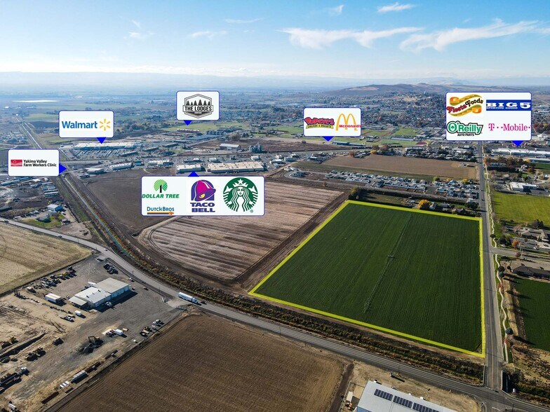 2573 E Edison Rd, Sunnyside, WA for sale - Aerial - Image 3 of 4