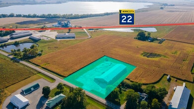 10198 614th Ave, Minnesota Lake, MN - AERIAL  map view