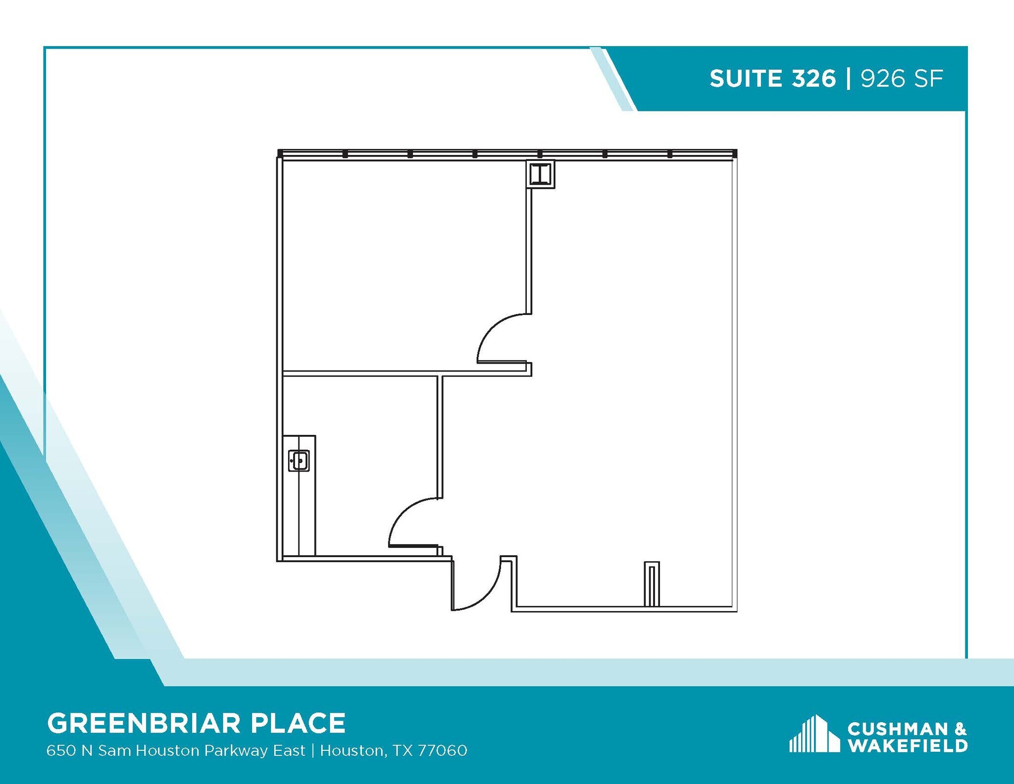 650 N Sam Houston Pky E, Houston, TX for lease Floor Plan- Image 1 of 1