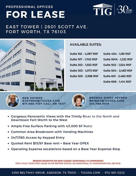 2601 Scott Ave, Fort Worth, TX for lease - Building Photo - Image 1 of 17