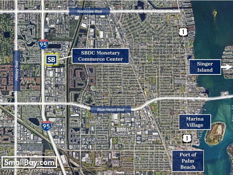 8011 Monetary Dr, Riviera Beach, FL for lease - Aerial - Image 2 of 8