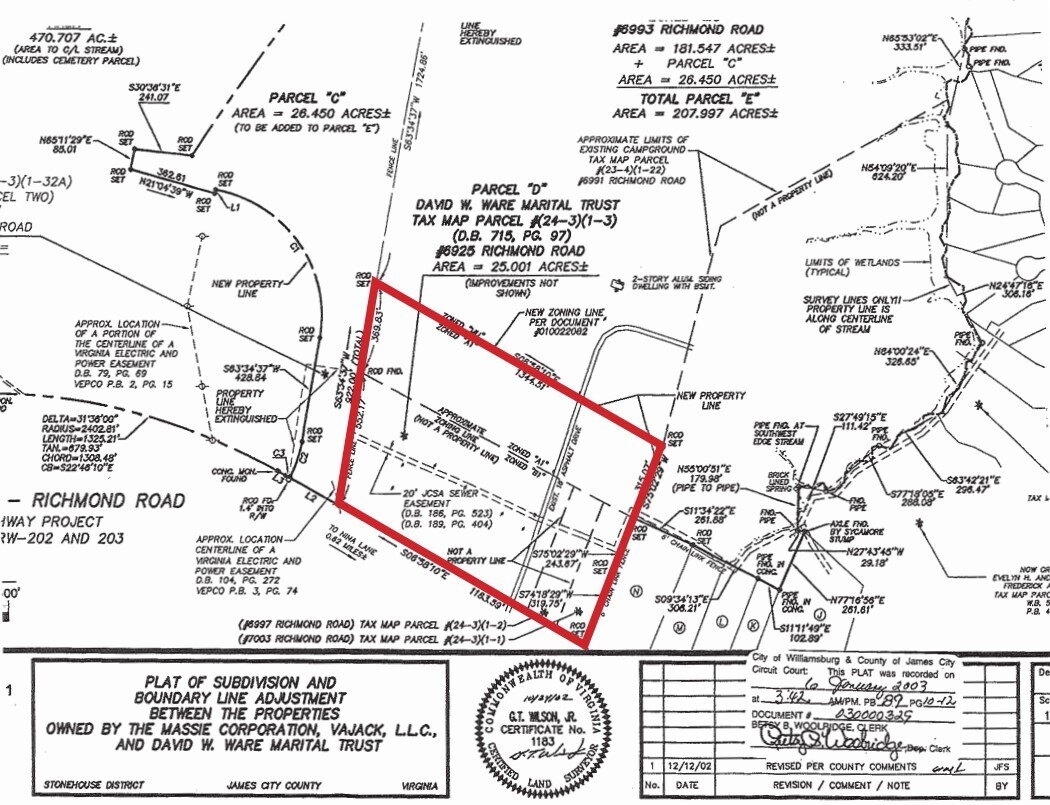 6925 Richmond Rd, Williamsburg, VA 23188 Land for Sale