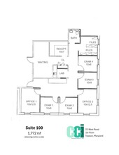 21 West Rd, Towson, MD for lease Site Plan- Image 2 of 2