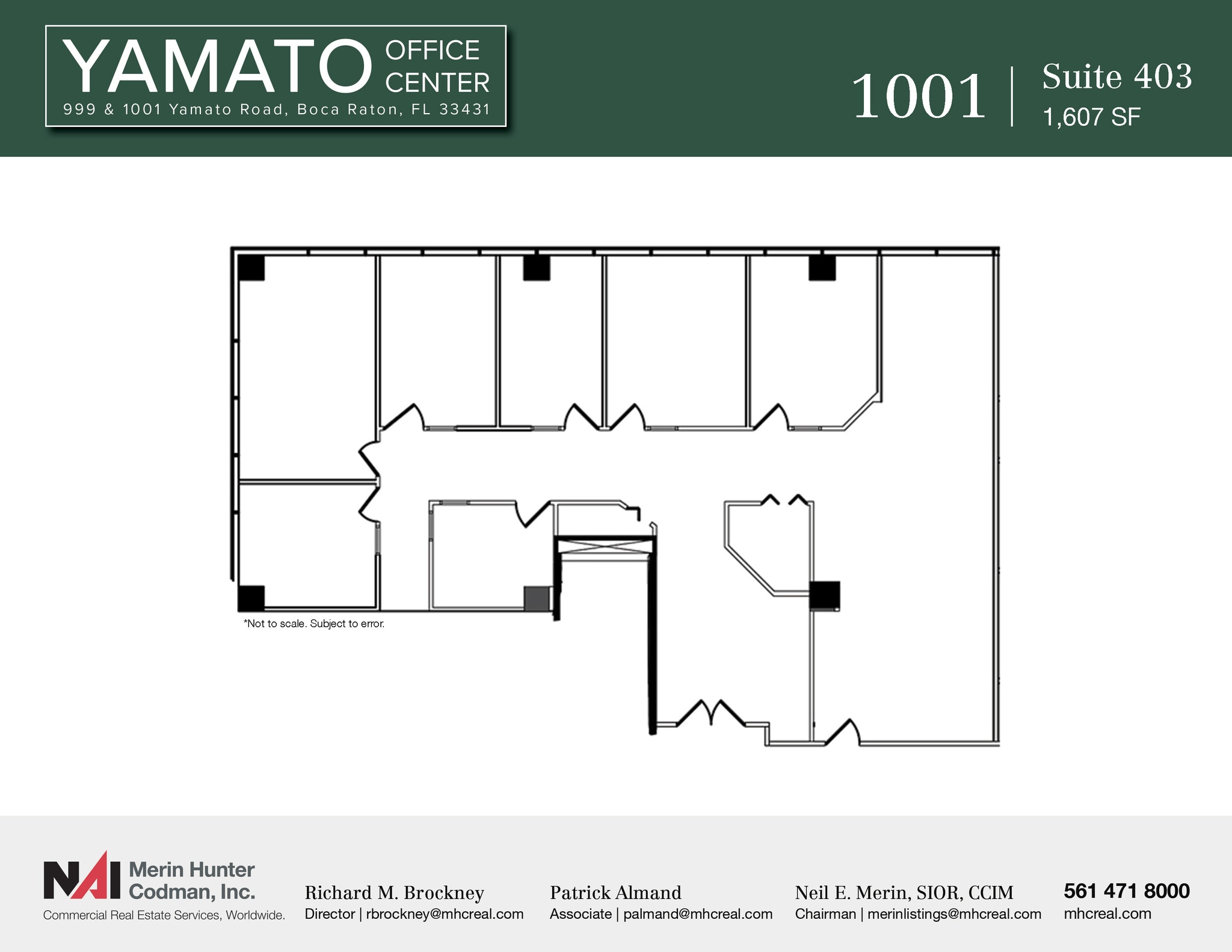 999 Yamato Rd, Boca Raton, FL for lease Floor Plan- Image 1 of 2