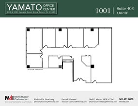 999 Yamato Rd, Boca Raton, FL for lease Floor Plan- Image 1 of 2