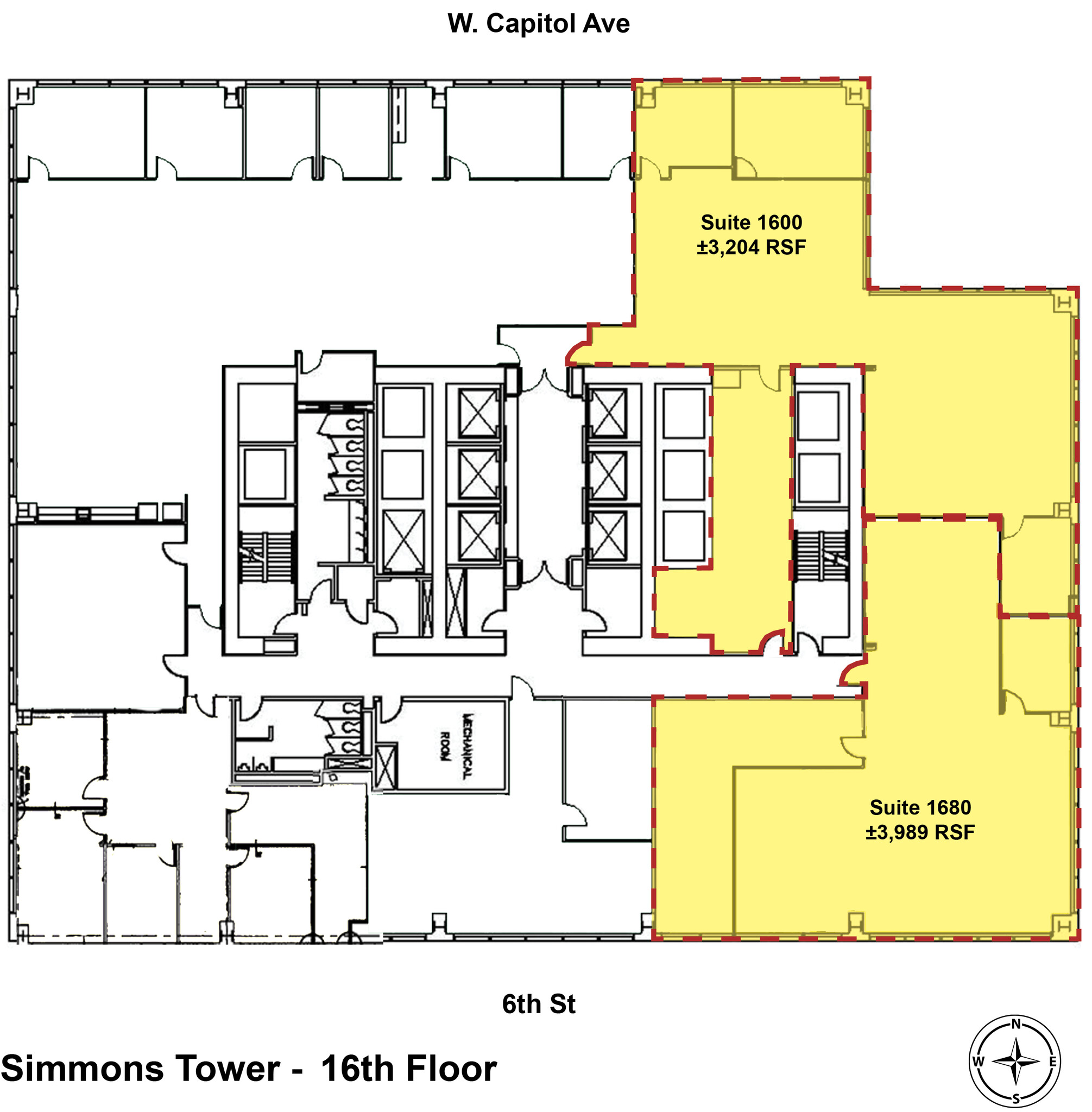 425 W Capitol Ave, Little Rock, AR for lease Floor Plan- Image 1 of 7