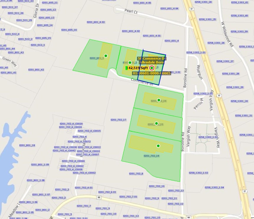 50 Commerce Dr, Allendale, NJ for sale Plat Map- Image 1 of 1