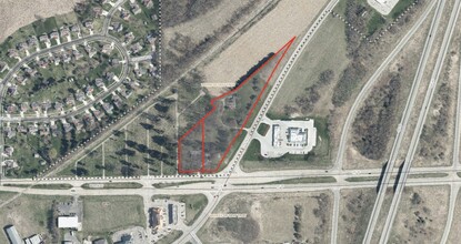 N8321 County Road ES, East Troy, WI - aerial  map view