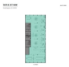 1411 K St NW, Washington, DC for lease Floor Plan- Image 1 of 1