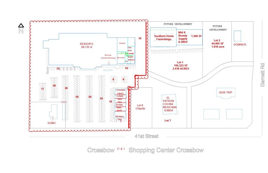 11111 E 41st St, Tulsa, OK for lease - Site Plan - Image 2 of 34