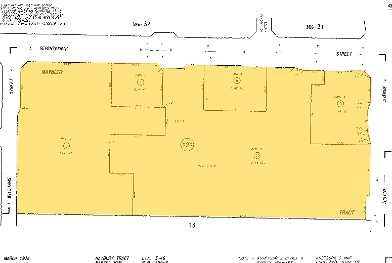 2262-2278 E 17th St, Santa Ana, CA for sale Plat Map- Image 1 of 1