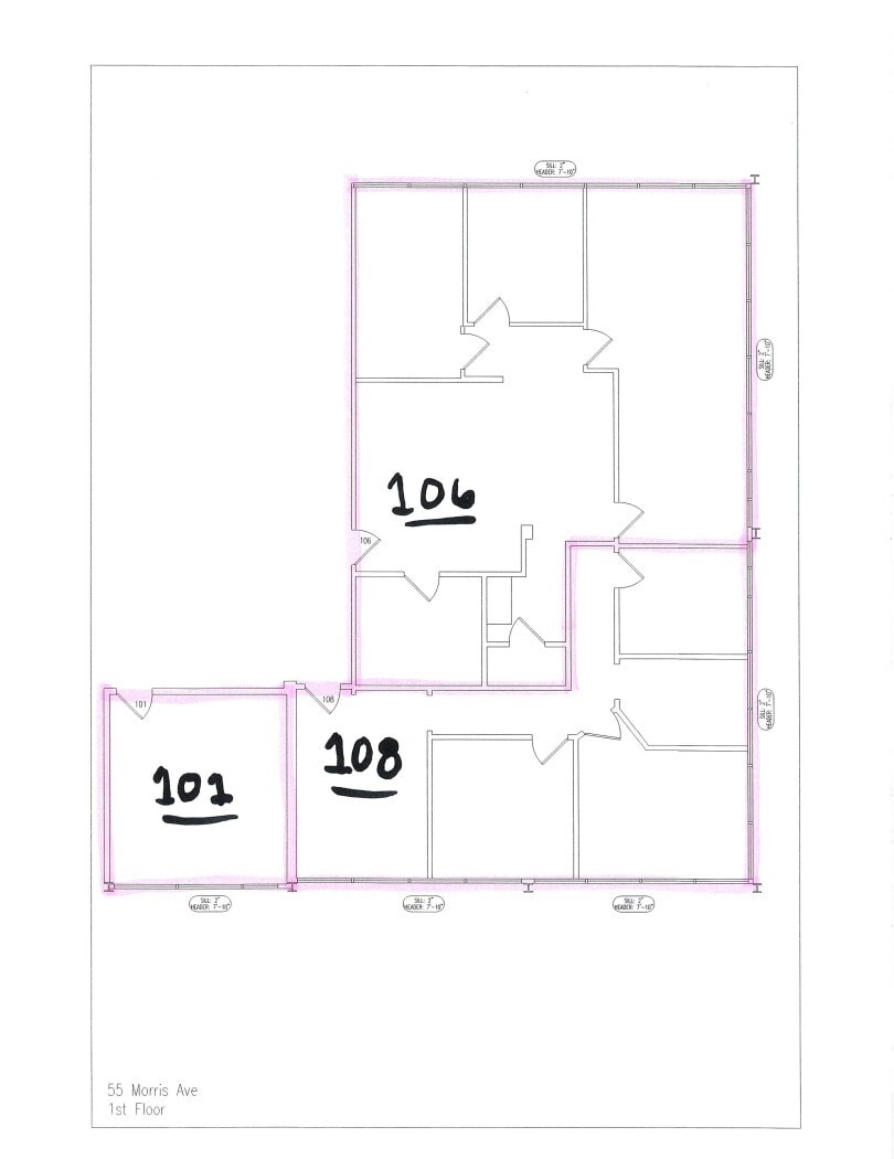 55 Morris Ave, Springfield, NJ for lease Floor Plan- Image 1 of 1