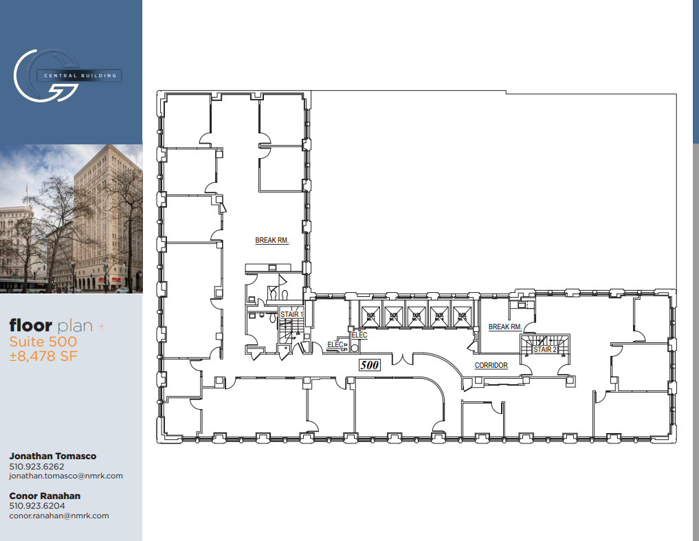 436 14th St, Oakland, CA for lease Floor Plan- Image 1 of 1