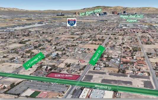 0.98 Ac Windmill Ln, Las Vegas, NV for sale Primary Photo- Image 1 of 6