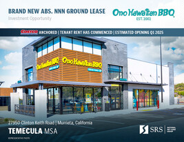 Ono Hawaiian BBQ | New 15yr Abs NNN Grd Lse - NNN Property