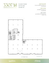 3307 M St NW, Washington, DC for lease Floor Plan- Image 2 of 5