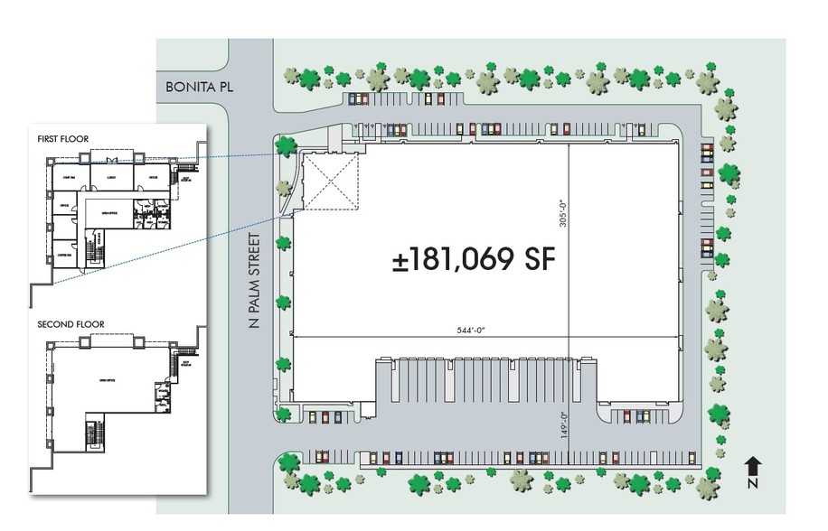 4150 N Palm St, Fullerton, CA for sale - Floor Plan - Image 1 of 1