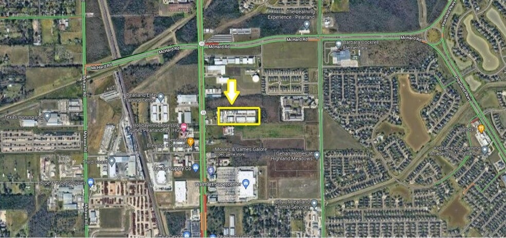 3915 Halik St, Pearland, TX for lease - Aerial - Image 2 of 2