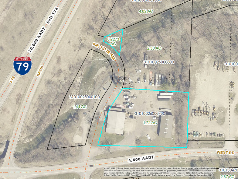5850 West Rd, McKean, PA for sale - Plat Map - Image 2 of 7