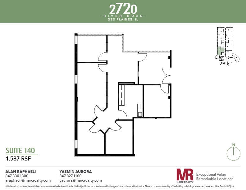 2720 S River Rd, Des Plaines, IL for sale Floor Plan- Image 1 of 1