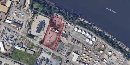 Grand Avenue, Pittsburgh, PA - AERIAL  map view