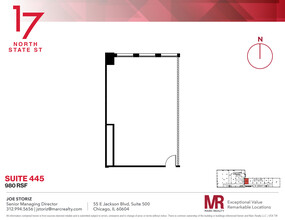 17 N State St, Chicago, IL for lease Floor Plan- Image 1 of 3