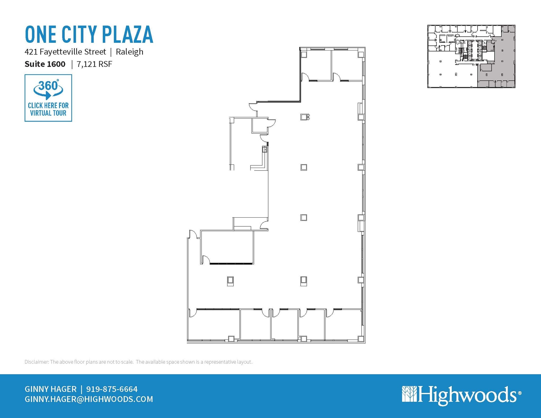 421 fayetteville St, Raleigh, NC for lease Interior Photo- Image 1 of 7
