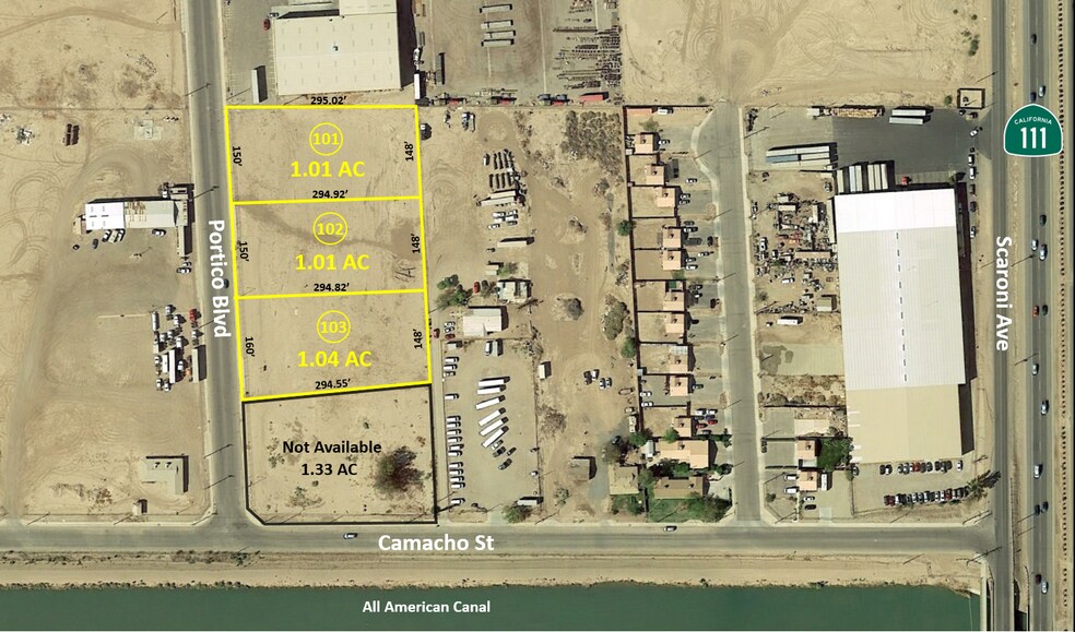 Portico, Calexico, CA 92231 Portico Blvd Industrial Land