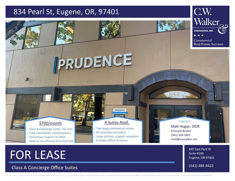 834 Pearl St, Eugene, OR for lease - Building Photo - Image 1 of 13