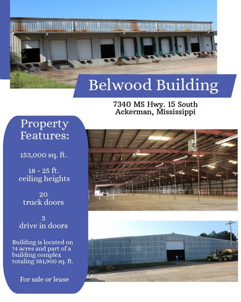 7340 Bellwood Rd, Ackerman, MS for sale - Building Photo - Image 1 of 18