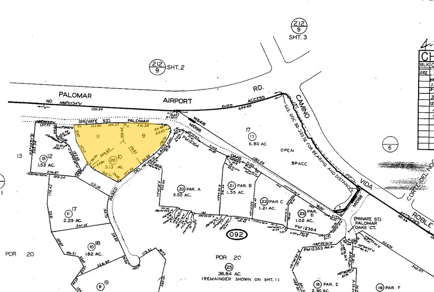 1959 Palomar Oaks Way, Carlsbad, CA for lease - Plat Map - Image 2 of 14