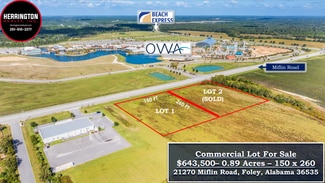 More details for 21270 Miflin Rd, Foley, AL - Land for Sale