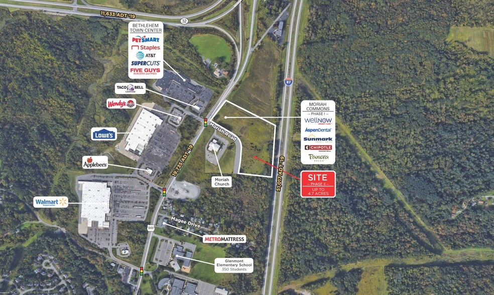 250 Route 9W, Glenmont, NY for lease - Aerial - Image 3 of 6