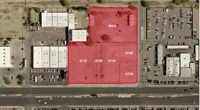 4545 E 22nd St, Tucson, AZ - aerial  map view