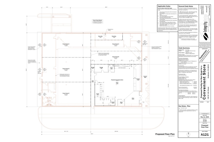 1323 Jackson St, Anderson, IN for lease - Site Plan - Image 2 of 6