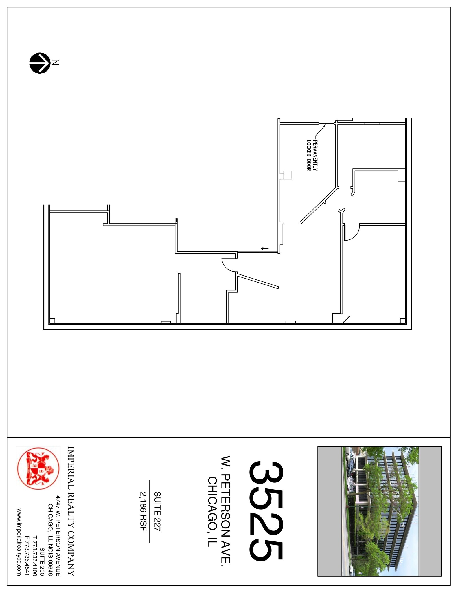 3525 W Peterson Ave, Chicago, IL for lease Site Plan- Image 1 of 2