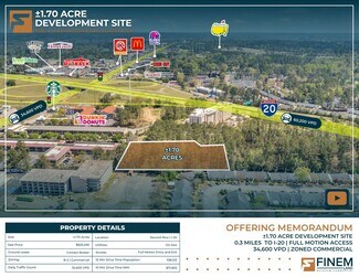 More details for 3030 Washington Rd, Augusta, GA - Land for Lease