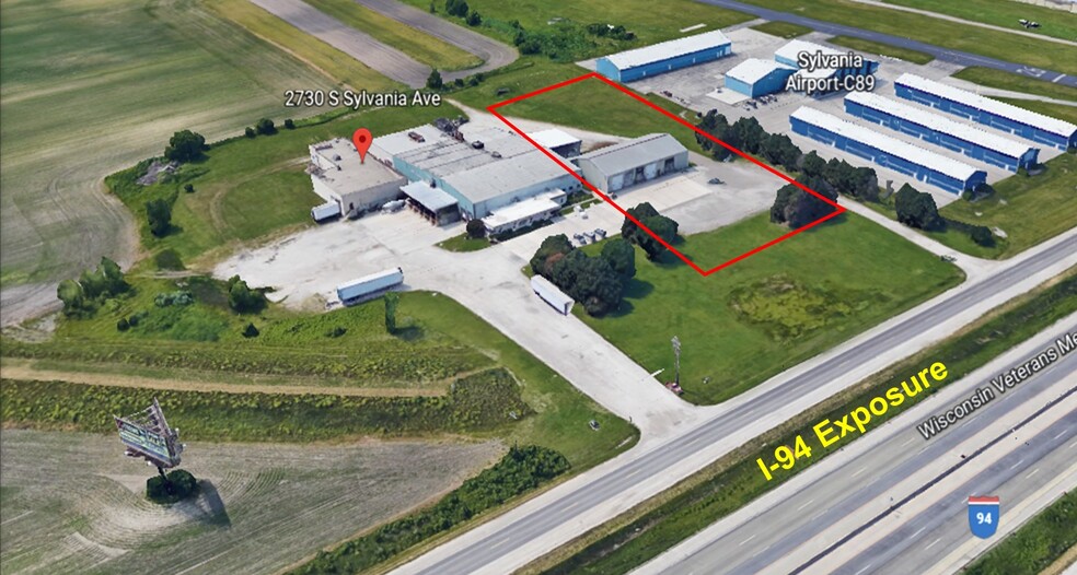 2730 Sylvania Ave, Sturtevant, WI for lease - Aerial - Image 1 of 6