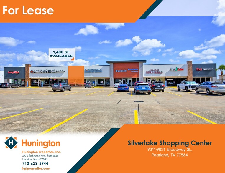 9811-9821 Broadway St, Pearland, TX for lease - Building Photo - Image 1 of 1