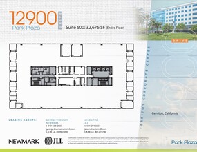 12900 Park Plaza Dr, Cerritos, CA for lease Floor Plan- Image 1 of 1