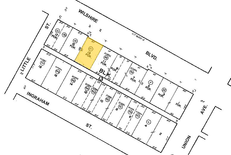 1636 Wilshire Blvd, Los Angeles, CA for sale - Plat Map - Image 3 of 14