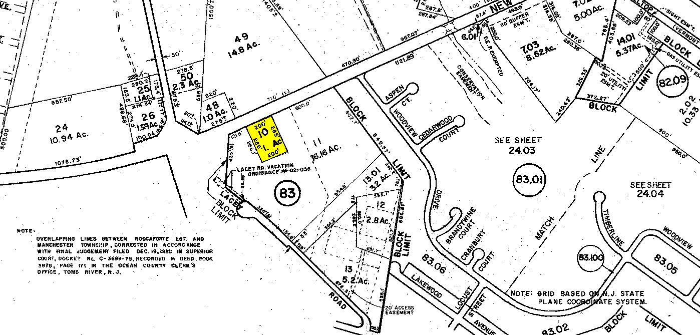 1160 Route 70, Whiting, NJ 08759 Land for Sale