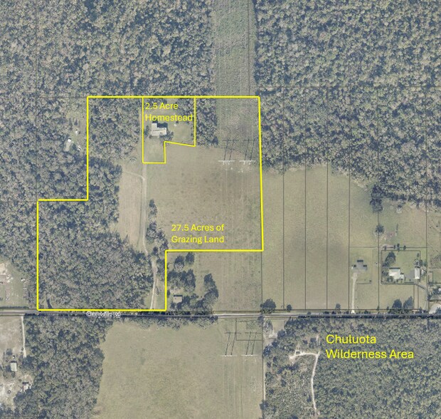3448 Curryville Rd Chuluota FL - 3448 Curryville Rd Chuluota FL Property Lines 1 Large 