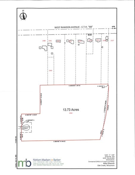 2450 W Minnesota Ave, Oak Creek, WI for sale - Site Plan - Image 3 of 3
