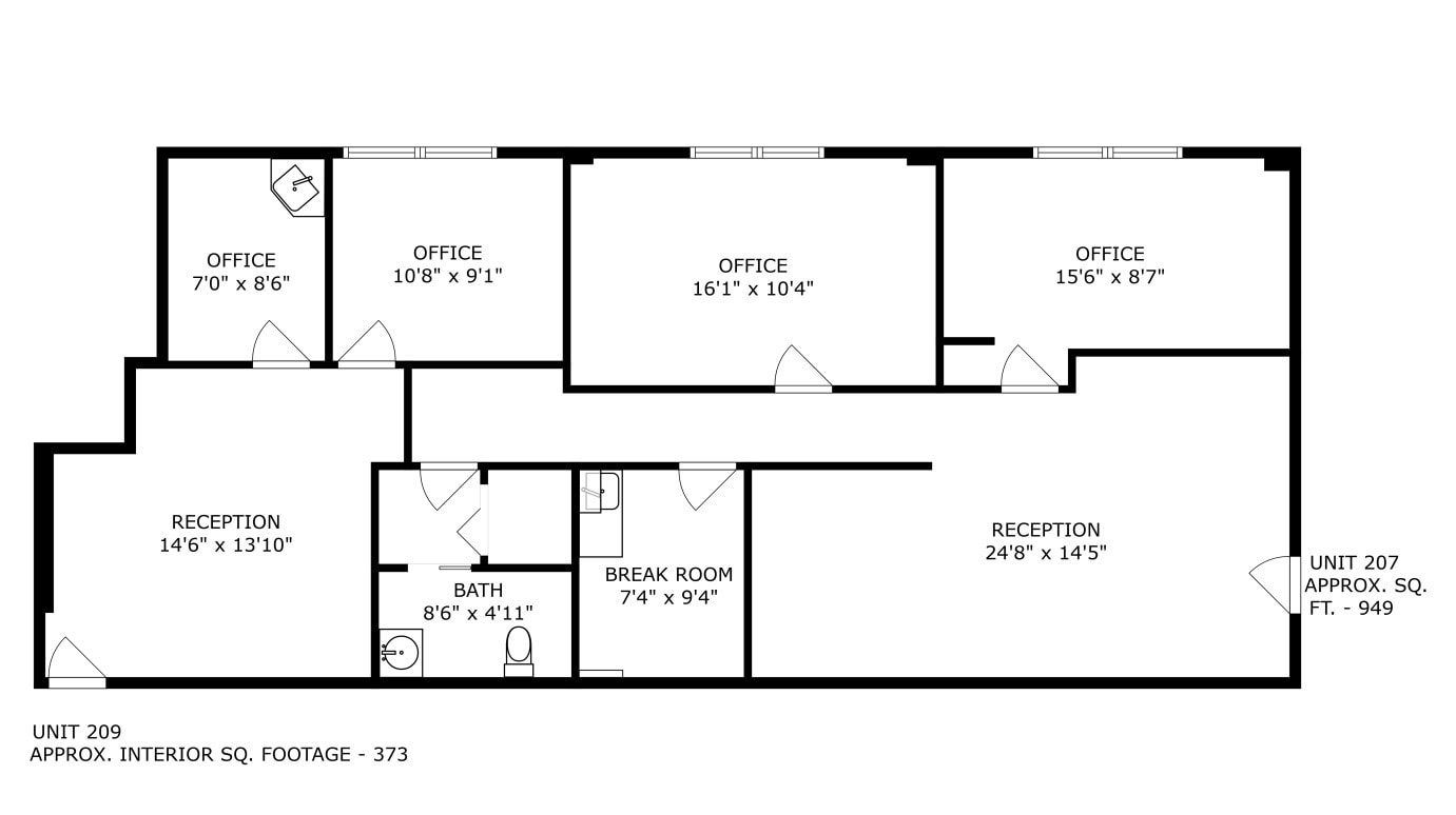 1600 W Dempster St, Park Ridge, IL for lease Floor Plan- Image 1 of 1