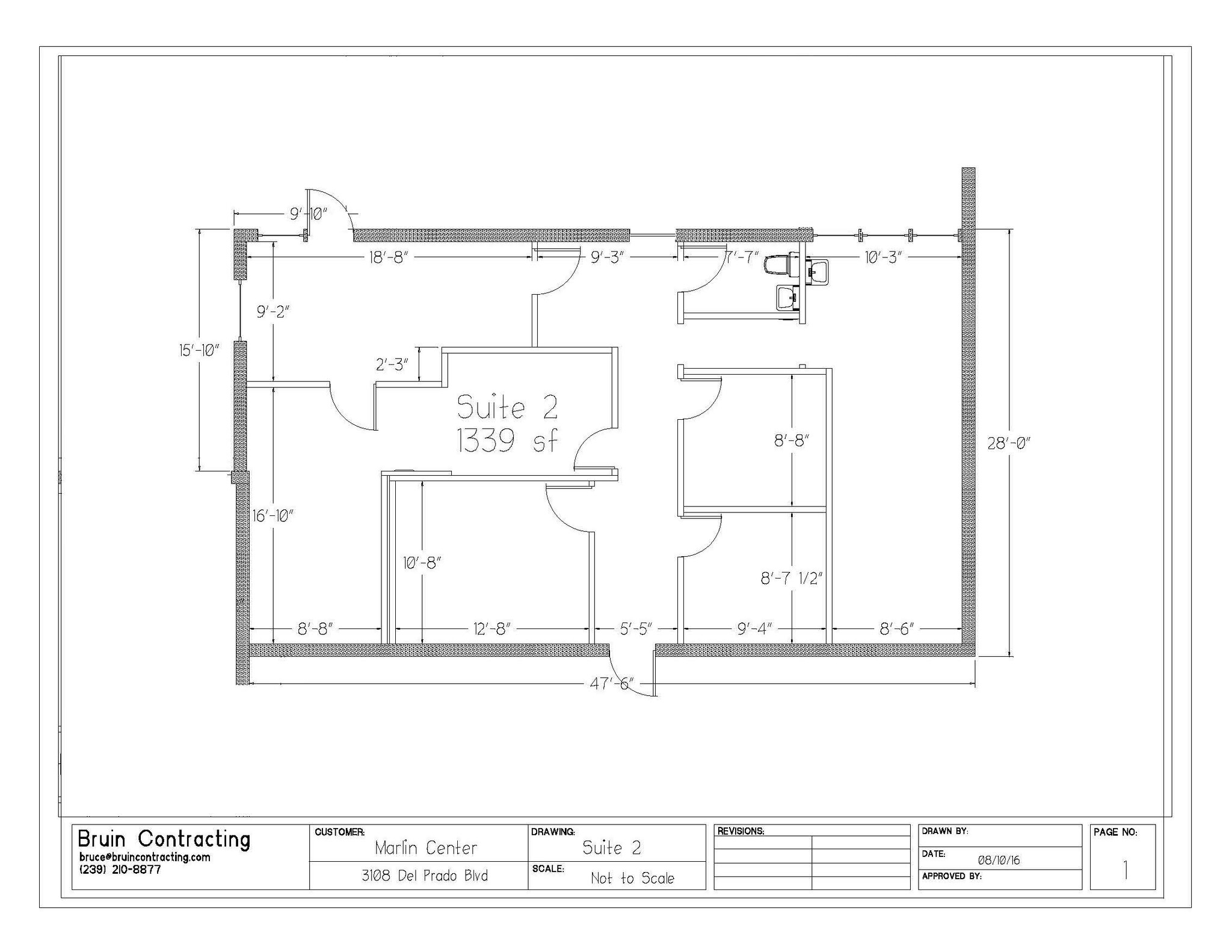 3104 Del Prado Blvd S, Cape Coral, FL for lease Floor Plan- Image 1 of 1